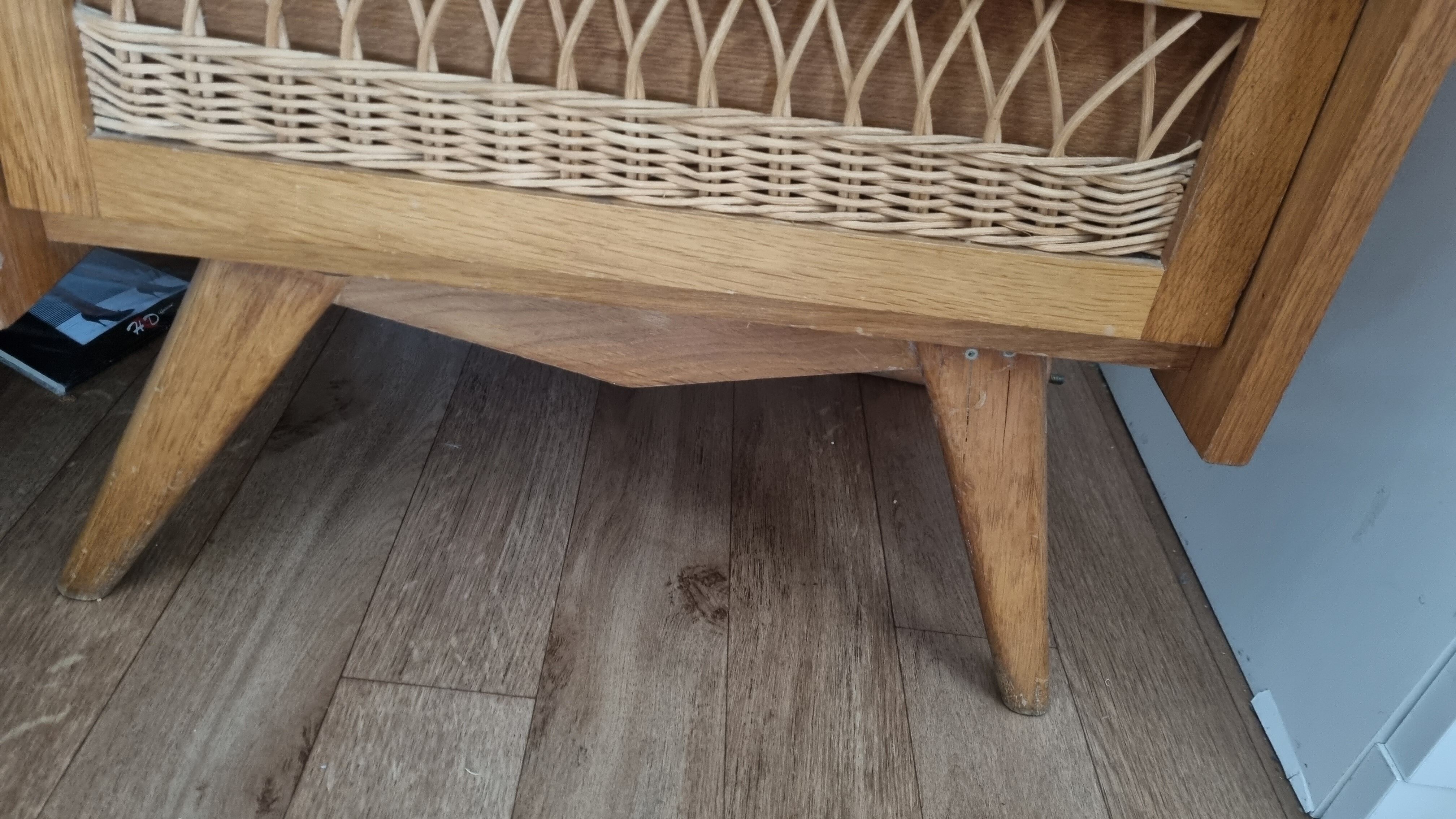Chiffonnier osier vintage