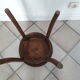 Curved wooden stool Luterma