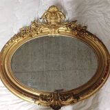 Miroir ovale Napoléon III
