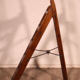 19th-century mahogany library ladder