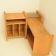 Corner bookcase 60s/70