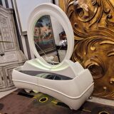Cómoda / Tocador style Space Age, Firma DBM, lacquered wood and glass fiber, 70's – Italia
