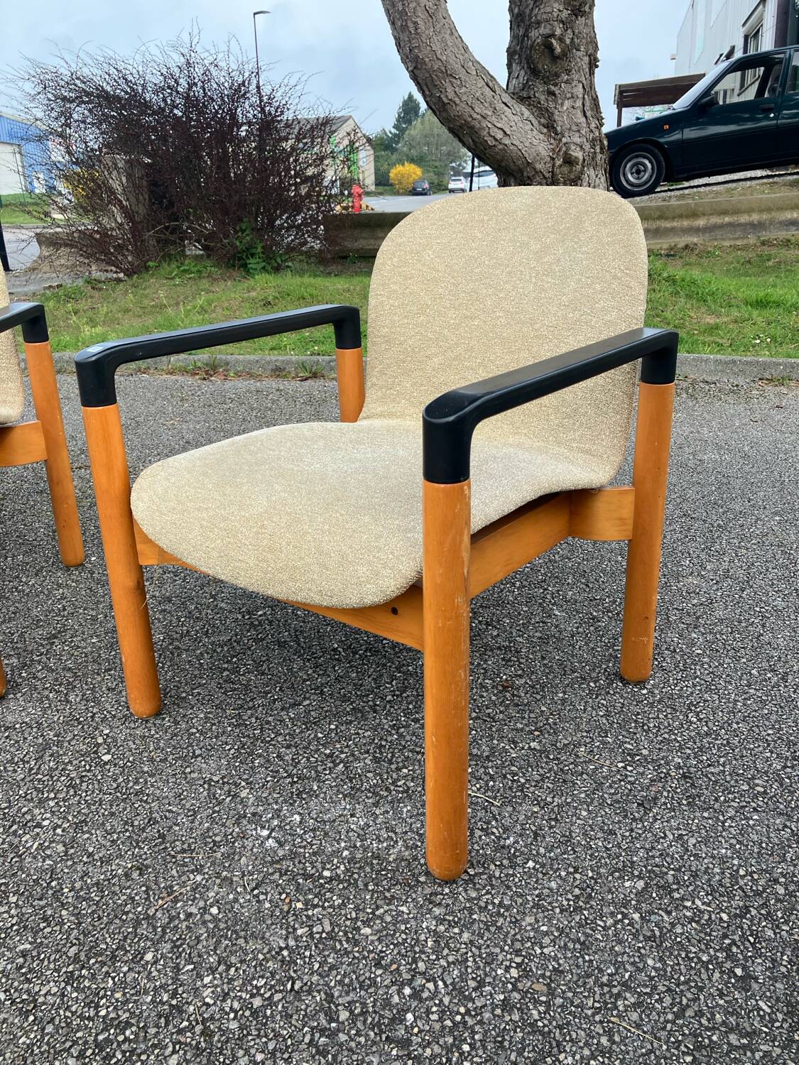 Pair of Thonet armchairs and GERD LANGE