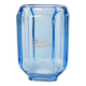 Blue glass vase, Danish design, 1960s, made in Denmark