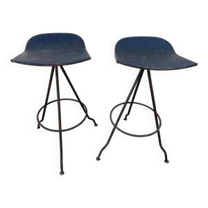 Paire tabourets - pivotants