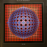 Poster victor vasarely - nutt-a, 1983