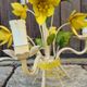 Antique hanging decoration of flowers