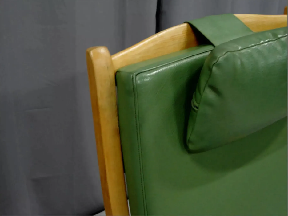 Oak wood armchair 1950