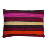 Vintage turkish kilim cushion cover, 30 x 50 cm