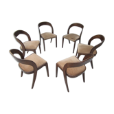Set of 6 chairs "gondola"