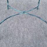 Set of 1 Table and 4 Chairs wrought iron 80s