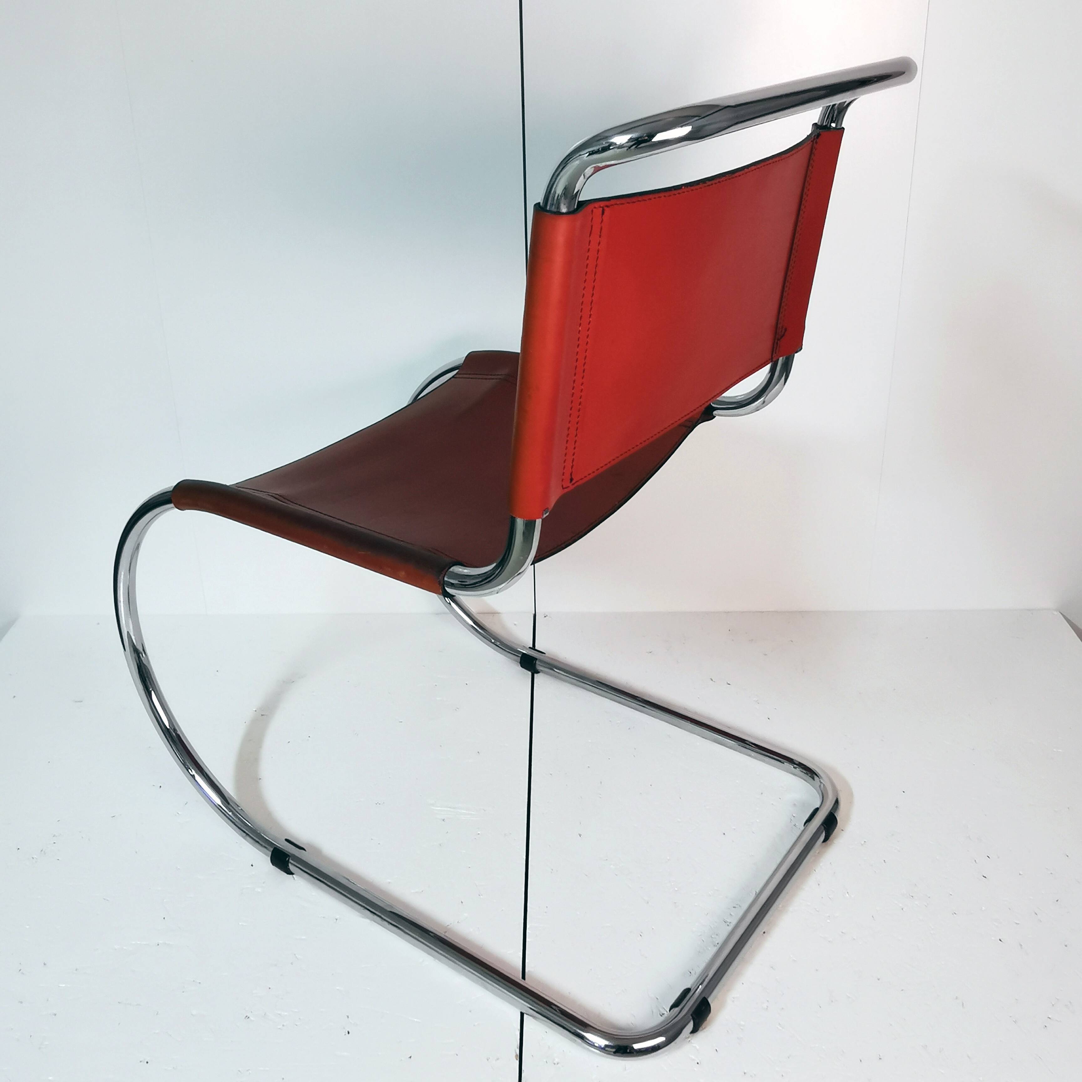 Mies Van Der Rohe MR10 chair for Fasem, 1980
