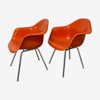 2 armchairs Dax by Charles & Ray Eames