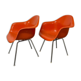 2 armchairs Dax by Charles & Ray Eames