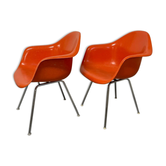 2 fauteuils Dax par Charles & Ray Eames