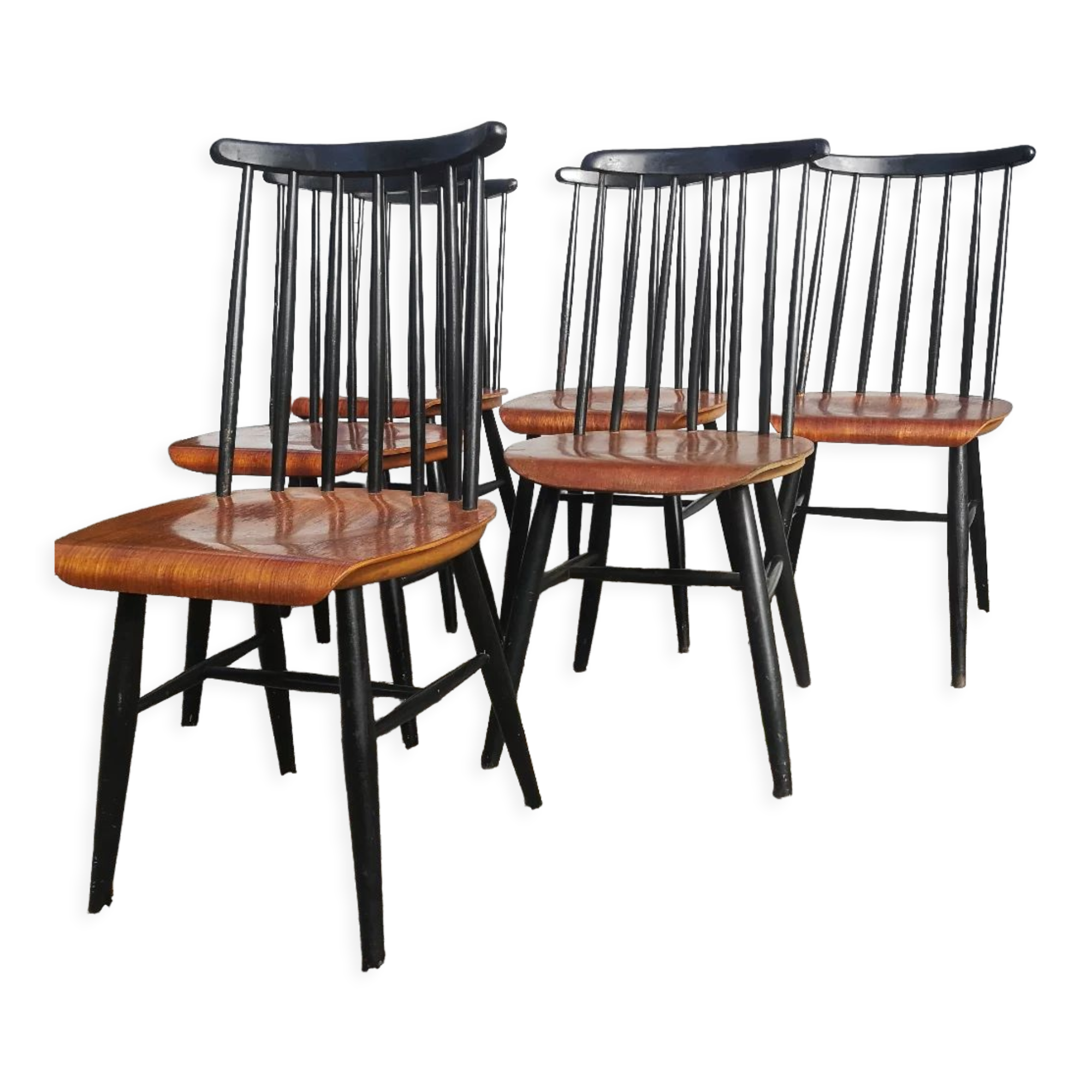 Series of 6 Fanett chairs, Ilmari Tapiovaara