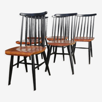 Série de 6 chaises Fanett, Ilmari Tapiovaara