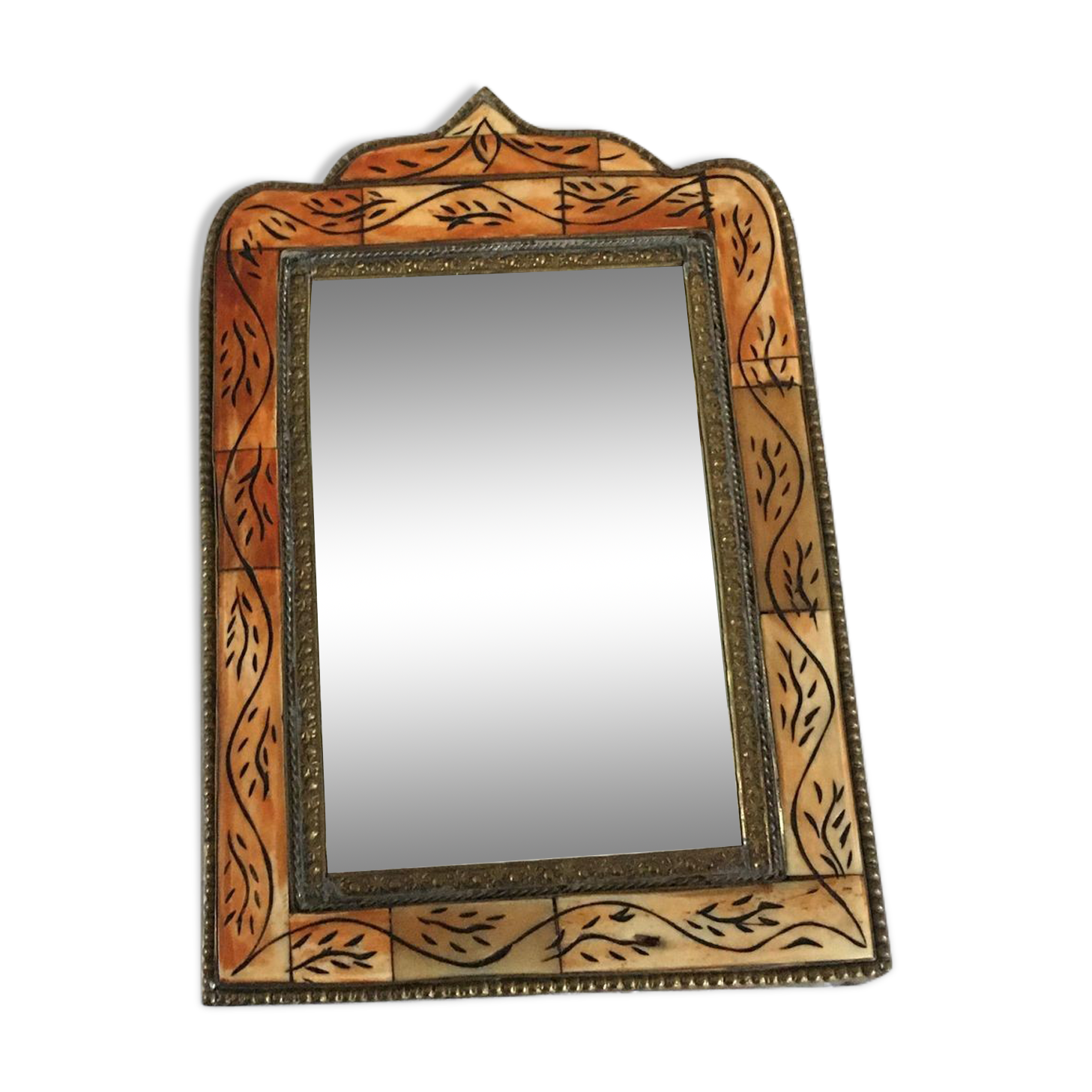 Oriental mirror 26x18cm