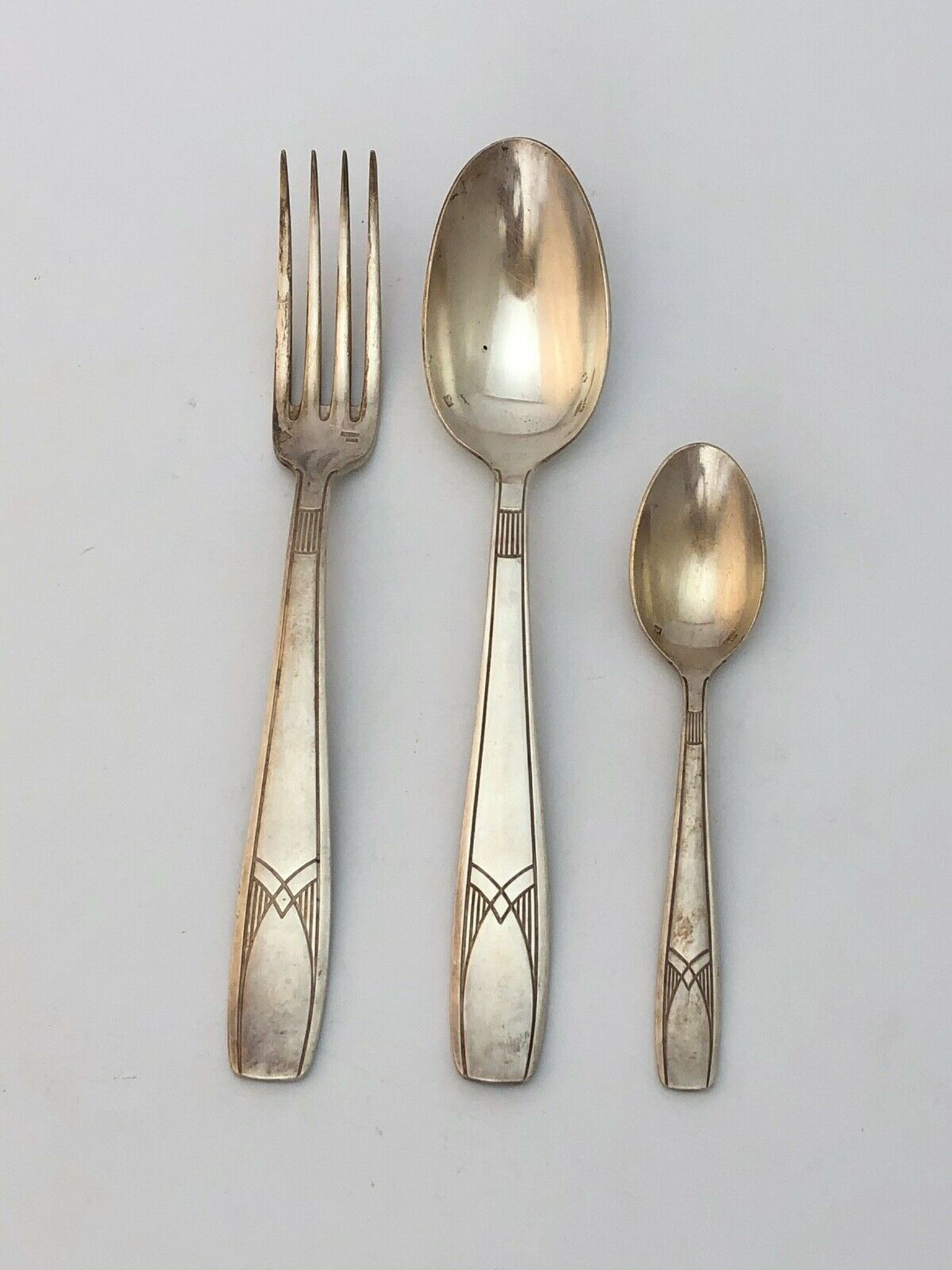 House Argental cutlery set art deco 24 pieces