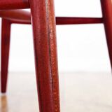 Red Fanett chair by Tapiovaara