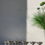 10 stainless steel cups 1970