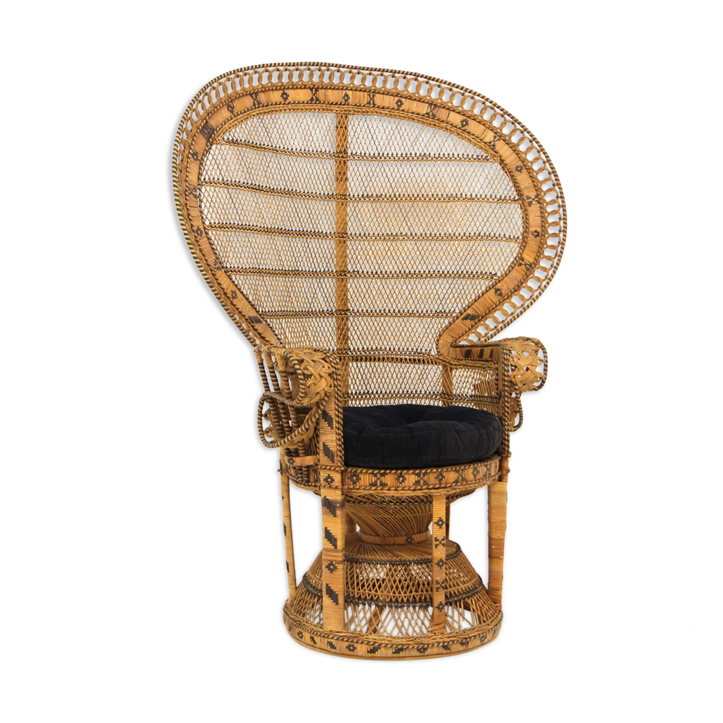 Armchair "Emmanuelle" in rattan, Sweden, 1980