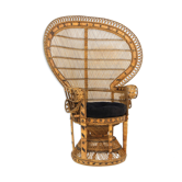 Armchair "Emmanuelle" in rattan, Sweden, 1980
