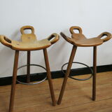 Duo de tabourets de bar 'Marbella'