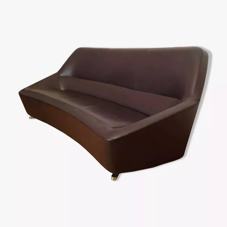 Cinna leather sofa designed by François Bauchet