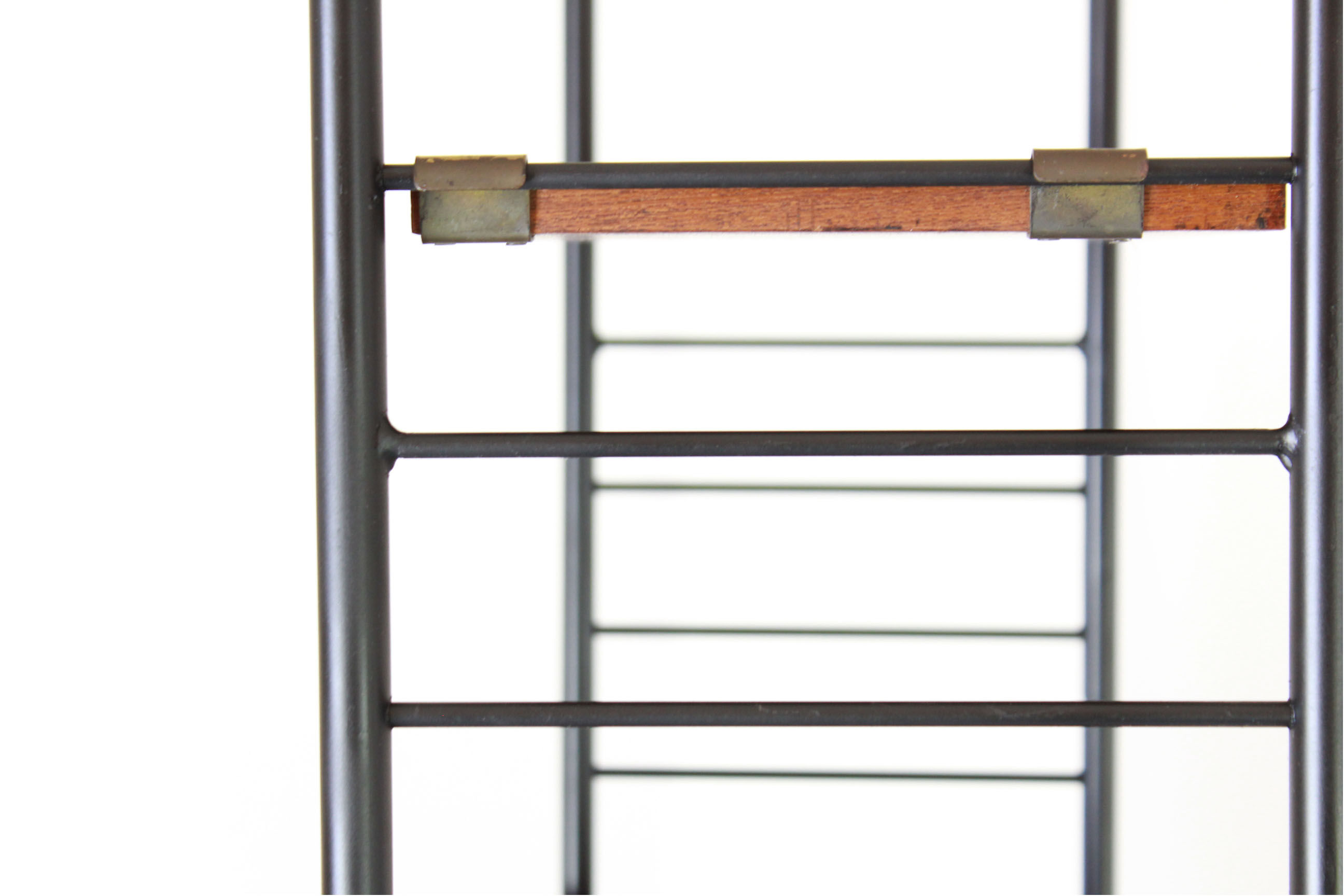 1960s vintage teak bookshelf in scandinavian style