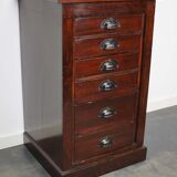 Apothecary furniture in mahogany Netherlands 1930s