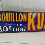 Enamelled plate bouillon kub