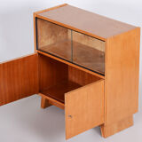 Mid Century Modern cabinet made in 1940s Czechia. Original condition