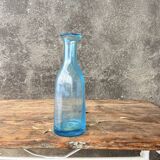 Glass cyan vase