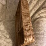 Rattan basket for cutlery