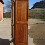 Walnut wardrobe in Louis XV style