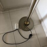 Design floor lamp in plexiglass and brass