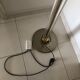 Design floor lamp in plexiglass and brass