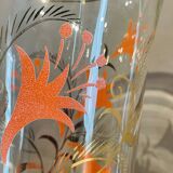 Vase en cristal vintage Domec Bordeaux