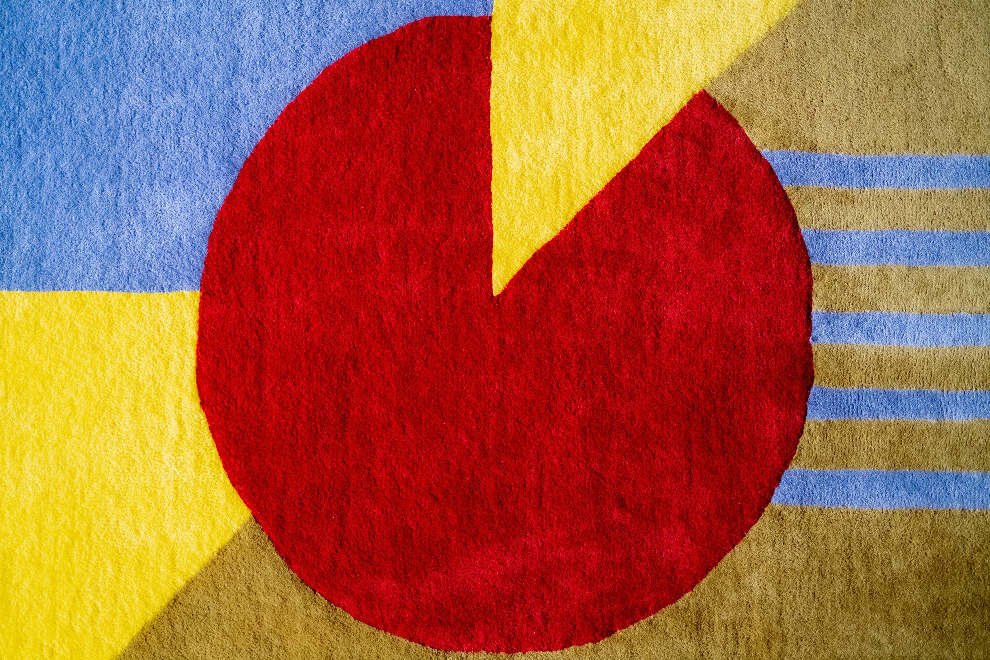 Design carpet in wool Urban T. 140x210 cm