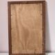Petit miroir ancien en bois doré et glace biseautée