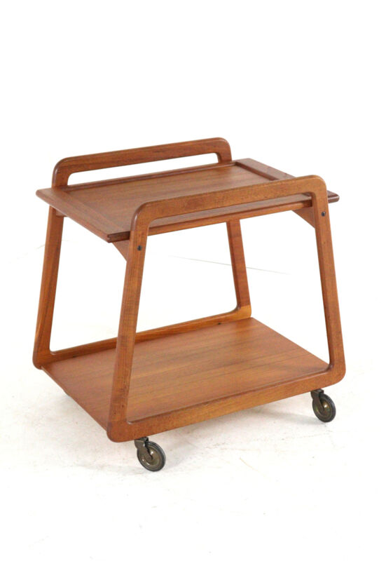 Sika mobler trolley 'Knebel' with reversible top - danisg design in teak