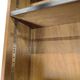 Armoire en bois peu profonde / bibliothèque / vitrine vintage