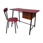Bureau et sa chaise vintage