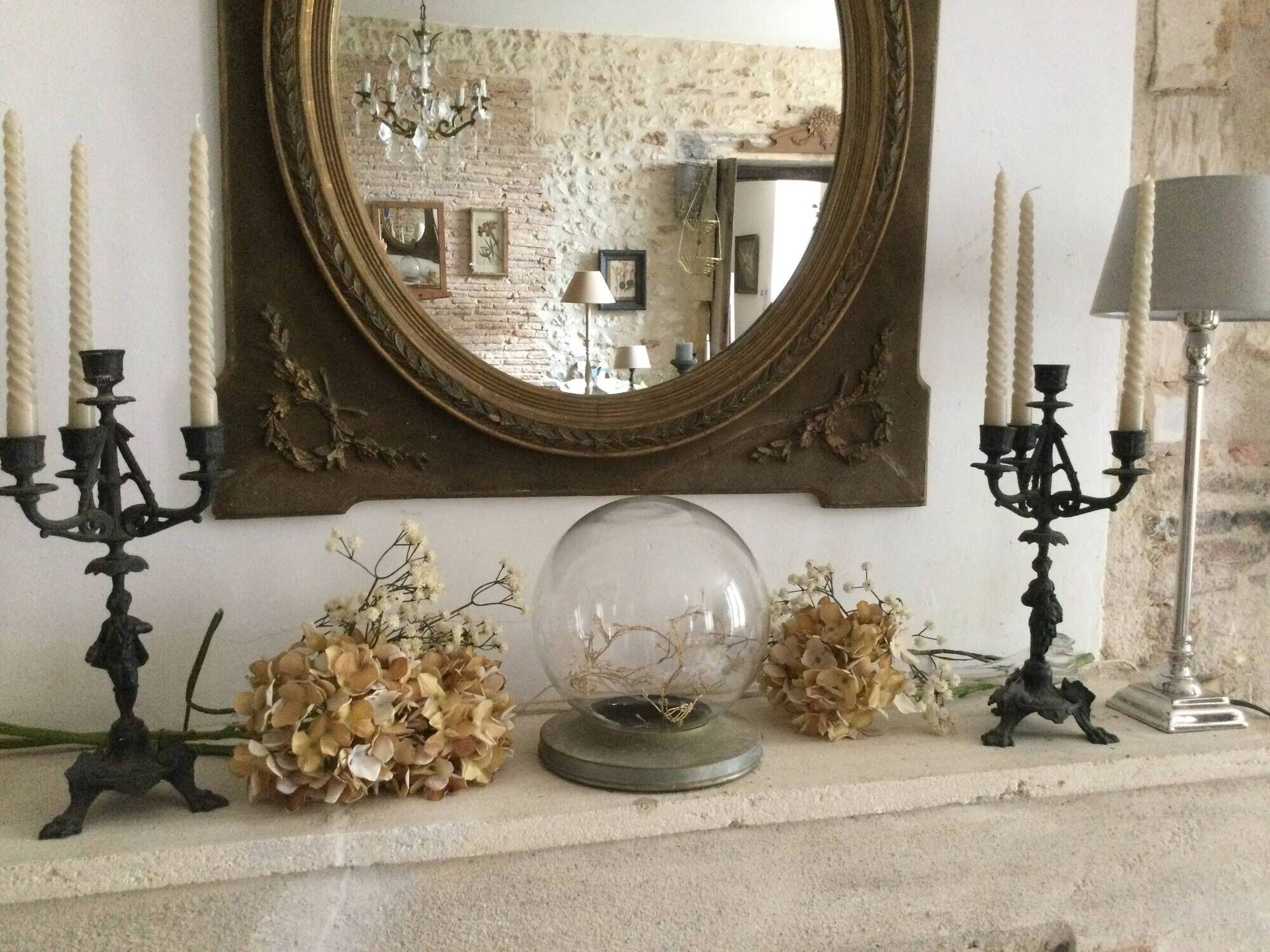 Pair of antique candlesticks