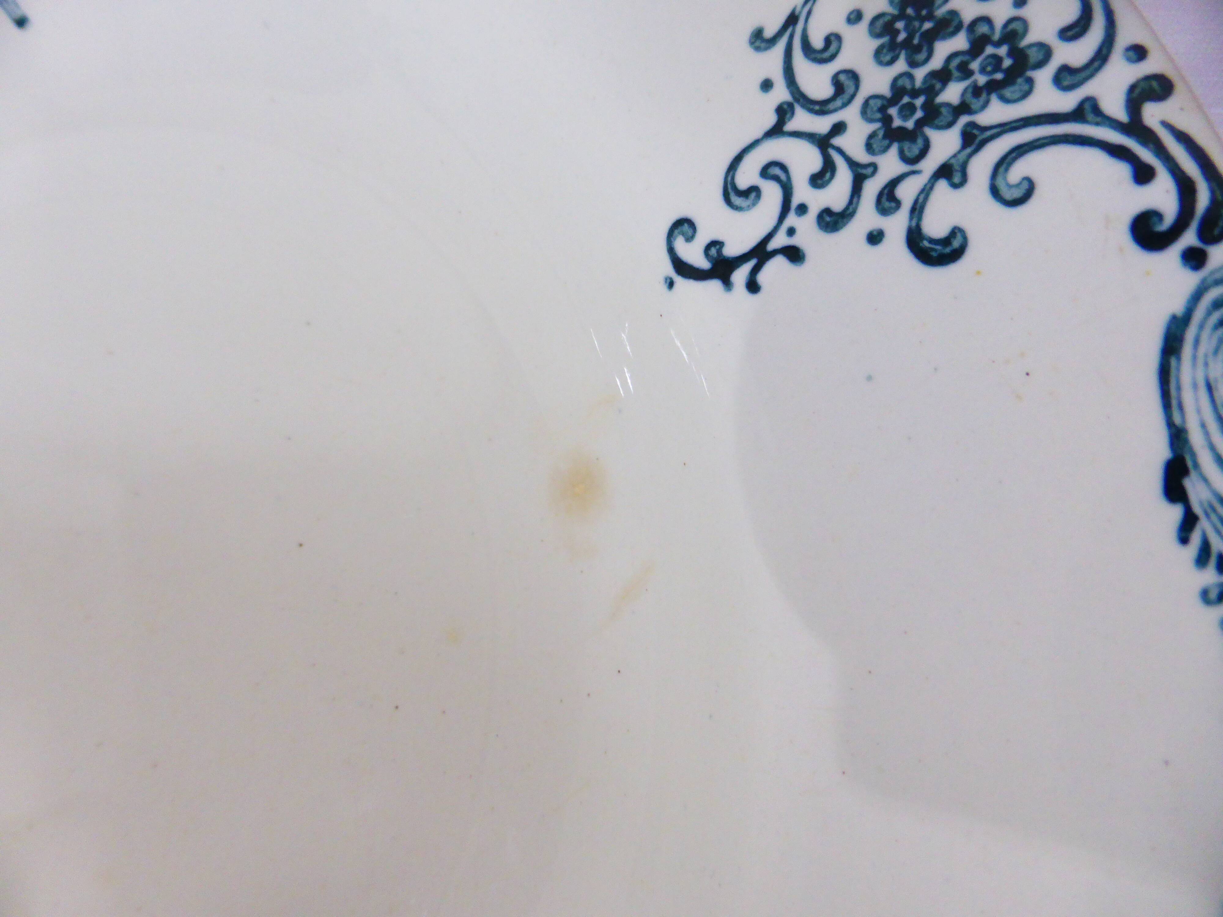 4 deep plates made of St Amand ironstone 220513