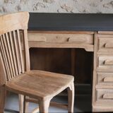 Desk and chair assembly