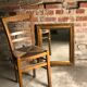 Oval mirror style Louis XV patinated gold 63 x 53 cm