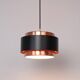 Saturn Pendant in Copper by Jo Hammerborg for Fog & Mørup, 1960s