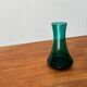 Vase en verre vert allemand du milieu du siècle de Leichlingen Rheinkristall, années 1960